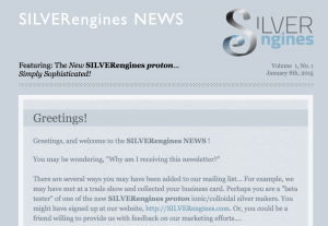 The SILVERengines NEWS